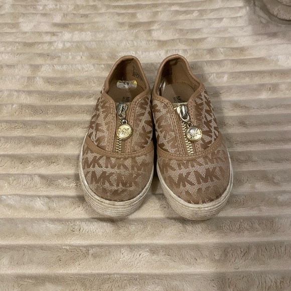 Michael Kors Kids' Tan Slip-On Sneakers - Picture 1 of 3